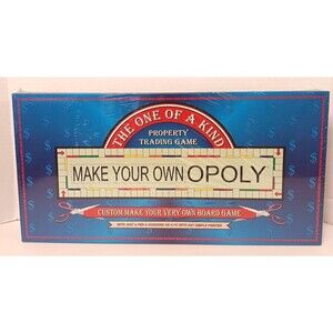 Monopoly Board Game Make Your Own Opoly The One of a Kind Custom New Sealed 1998